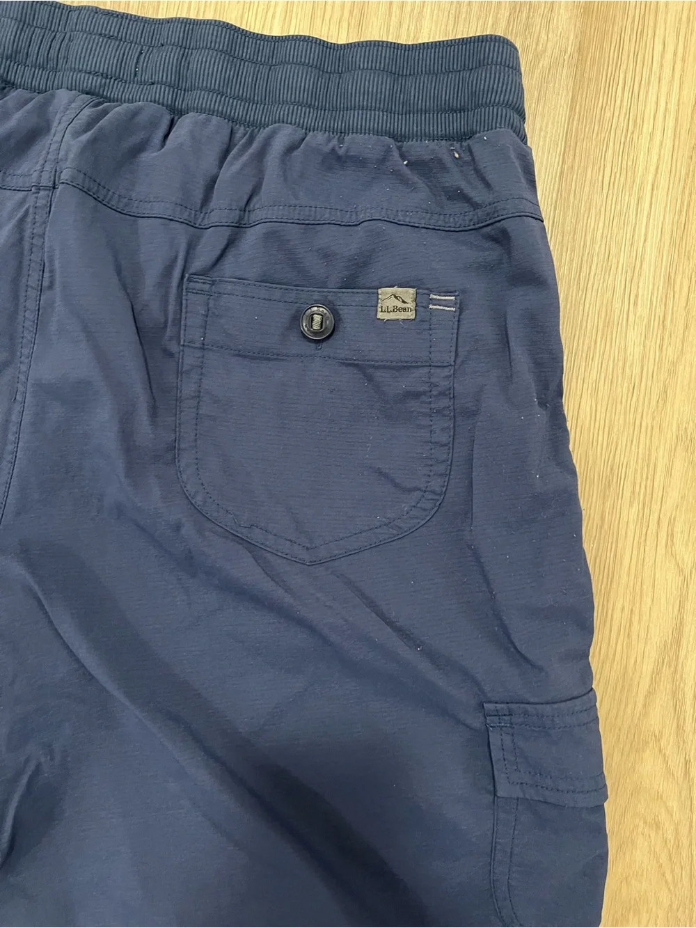 L.L. Bean Vista Camp Ripstop Navy Hiking Pants Size XL Style 292741